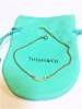 Tiffany T- Smile 迷你微笑系列鑲嵌圓形鑽石手鏈 18k黃金 n0716