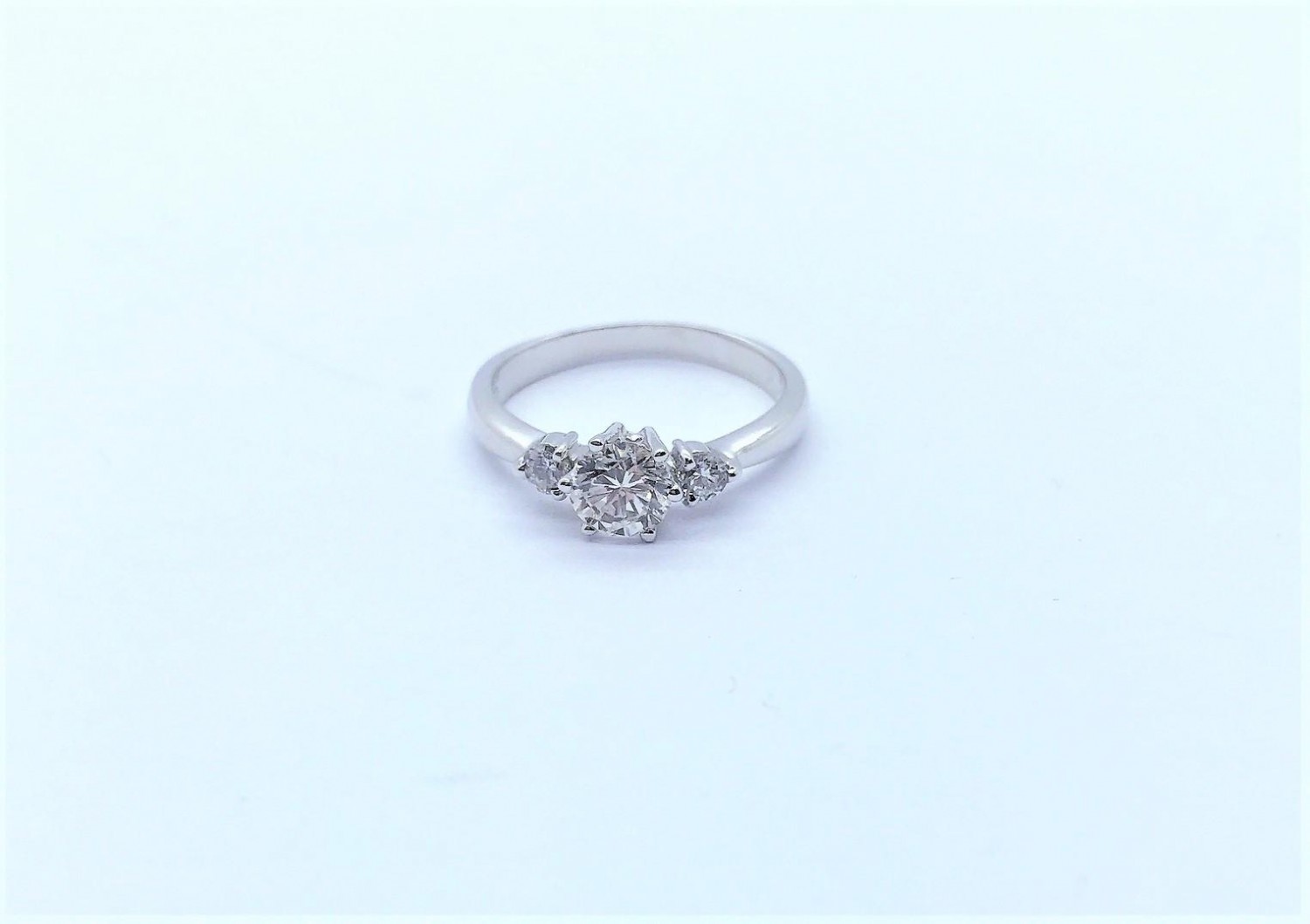 天然鑽石戒指 0.53ct F/VS1 18k金 n0789