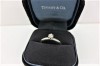 Tiffany & Co.蒂芬妮 0.23ct G/VS2/車工完美 H&A 鉑金鑽石戒指 n0675