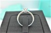Tiffany & Co.蒂芬妮 0.23ct G/VS2/車工完美 H&A 鉑金鑽石戒指 n0675