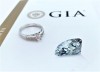 GIA鑽石戒指 0.34ct E/SI2/3EX H&A 18K n0763