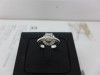 GIA公主方鑽石戒指 0.5ct D/VS1/1EX 18K 石來運轉設計款 n0030-03
