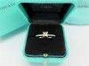 Tiffany&Co.蒂芬妮 0.21ct公主方鑽石戒指 F/VS1 PT950 n0331