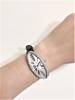 Cartier 卡地亞 Baignoire Allongee 橢圓形女裝腕錶中型款  後鑲鑽面圈 18K白金 n0543-01