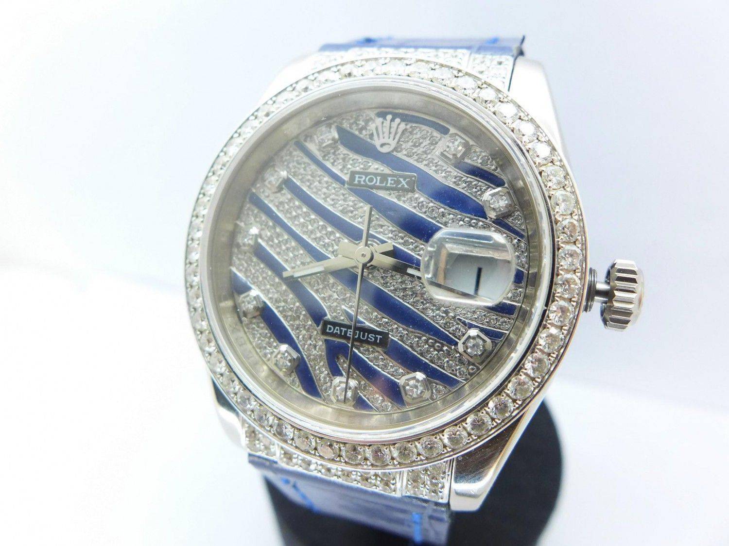 ROLEX 勞力士 DateJust 116139 18K精鑲鑽石腕錶 36mm n0148-05