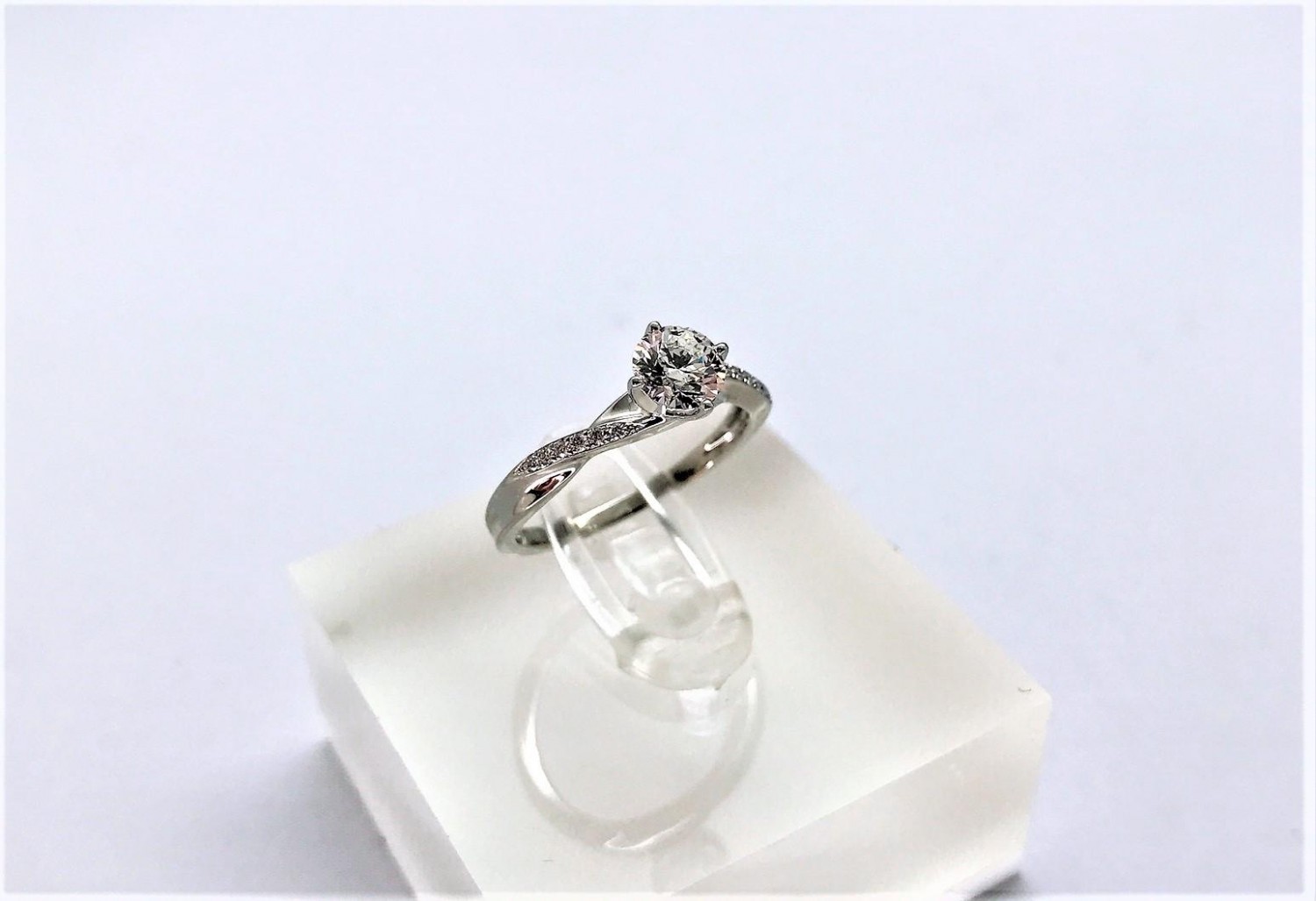 Emphasis 點睛品 天然鑽石戒指 0.51ct F/VVS2 配鑽0.05分 H&A PT900 n0752