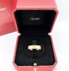Cartier 卡地亞 LOVE 戒指 寬版64號 18K玫瑰金  n0742-01