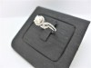 天然鑽石戒指 0.55ct F/VS1 車工完美 H&A 18K 配鑽48P共64分 n0664-01