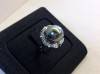 天然黑珍珠鑽戒 14k金 n0703-03